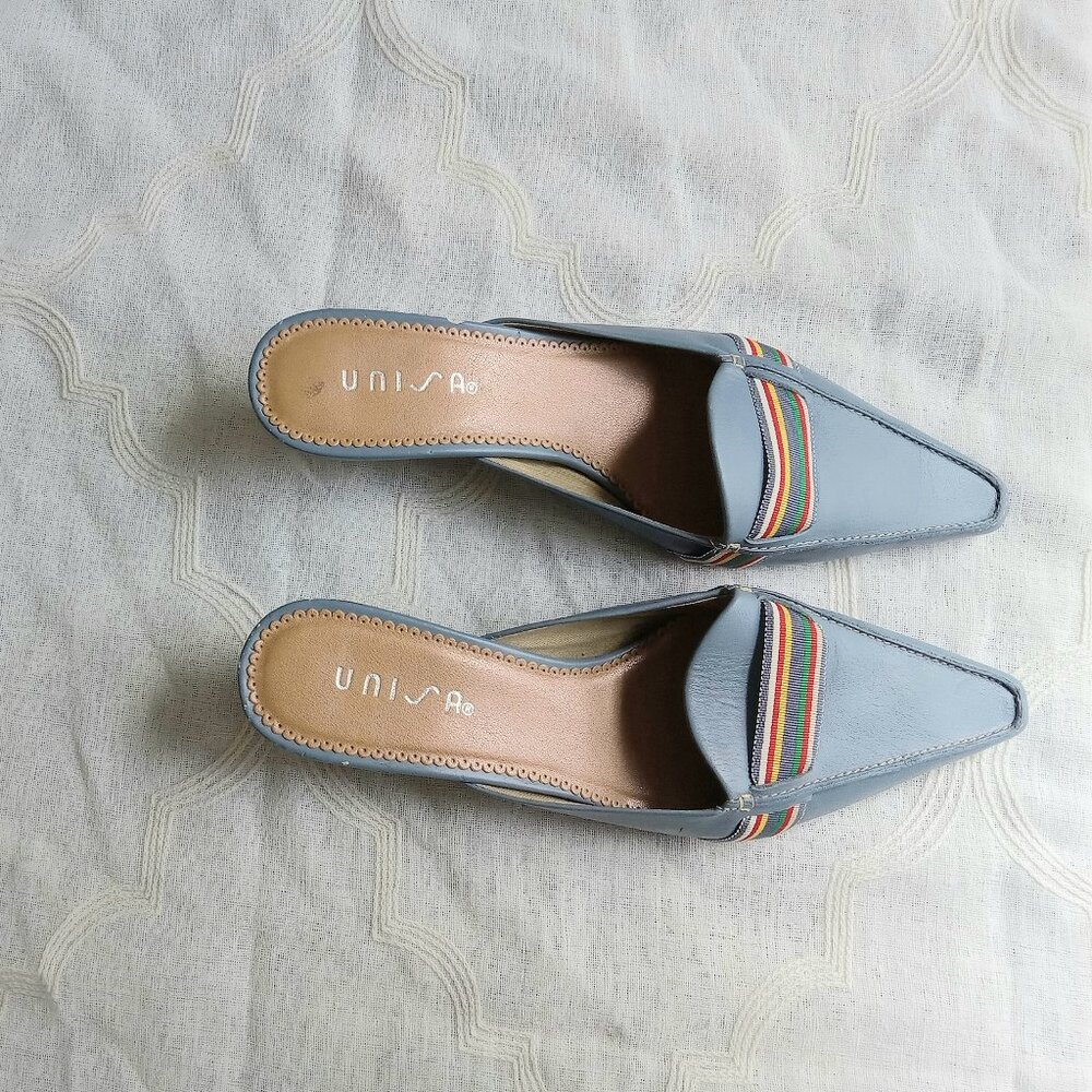 Unisa blue vintage flats, size 7.5